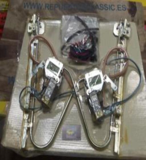 FA34P8 JUEGO ELEVALUNAS ELECTRICOS FIAT CINQUECENTO INCLUYE KIT DE INSTALACION COMPLETO