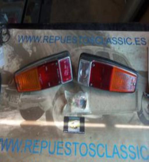 IRE535 JUEGO PILOTOS TRASEROS CON MARCHA ATRAS E INTERRUPTOR RENAULT 8 1º SERIE, ALPINE A110