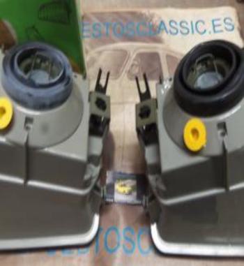 IRE34* JUEGO FAROS RENAULT 18 CIBIE - VALEO H4 REGULACION POR CABLE