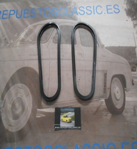 LI62 JUEGO GOMAS BASE PILOTOS TRASEROS RENAULT 4