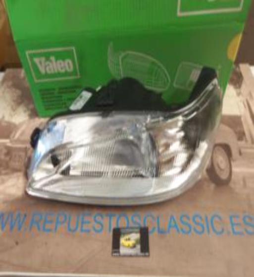 IP155P4 FARO DELANTERO IZQUIERDO PEUGEOT 306 H4 SIN SERVOMOTOR REGULACION ELECTRICA VALEO 086624