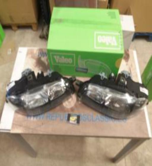IFI104P5 JUEGO FAROS H1 FIAT BRAVA, BRAVO CON SERVOMOTOR REGULACIONN ELECTRICA VALEO 086772-086773