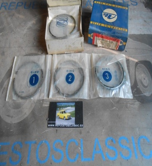 SEG79 JUEGO SEGMENTOS ATE 82 mm STD PARA 4 CILINDROS SEAT 1400 A, B, C