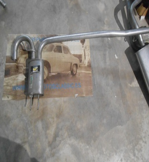 1102 P9 SILENCIOSO INTERMEDIO FONOS RENAULT 11 TURBO PHASE I, GTX, TXE 1,7 REF. 7700752204