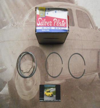 SEG87 JUEGO SEGMENTOS 4 PISTONES 60 mm +0.10 SEAT 600 2x2,5x3,95 MARCA ATE