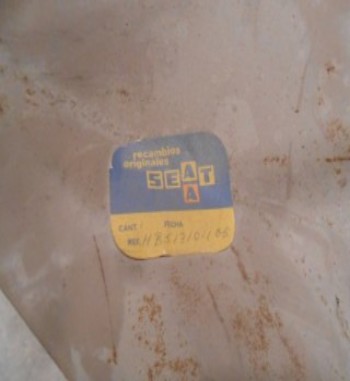CORTAFUEGOS DELANTERO SEAT 127 ORIGINAL SEAT HB51310405