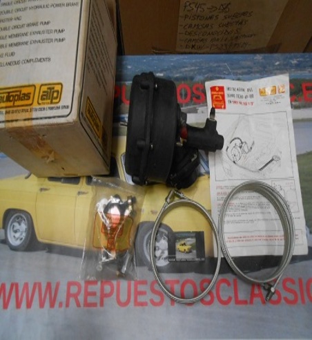 SER111 KIT SERVOFRENO SIMCA 1000 ADAPTABLE A RENAULT 8, SEAT 850 CON CARBURADOR SIMPLE