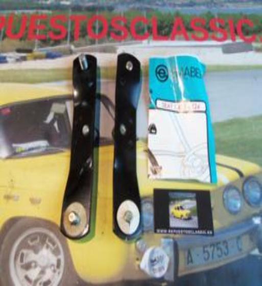 CT07 KIT SOPORTES DER/IZQ PARA CINTURON DE SEGURIDAD RETRACTIL SEAT 124, 1430