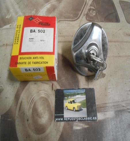 BA502 TAPON COMBUSTIBLE FORD FIESTA MK1 INOXIDABLE ORIGINAL
