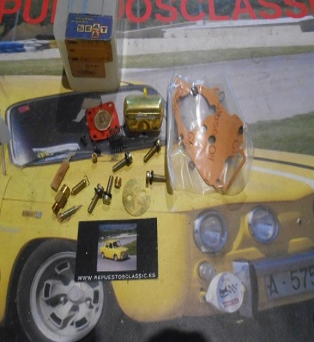 JS04 SUPER KIT REPARACION CARBURADOR WEBER 32 ICEV SEAT 127, PANDA, MARBELLA ORIGINAL SEAT