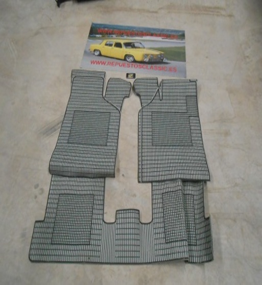 12 ALFOMBRAS SEAT 127, FURA COLOR GRIS