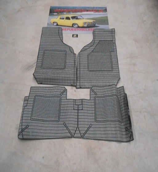 16 ALFOMBRAS SEAT RITMO, RONDA COLOR GRIS GOMA ANTIGUO STOCK