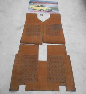 17 ALFOMBRAS TALBOT 150 COLOR ROJO GOMA ANTIGUO STOCK