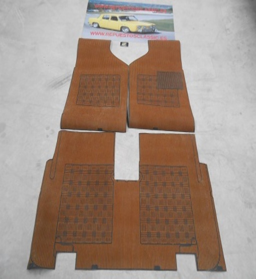 17 ALFOMBRAS TALBOT 150 COLOR ROJO GOMA ANTIGUO STOCK