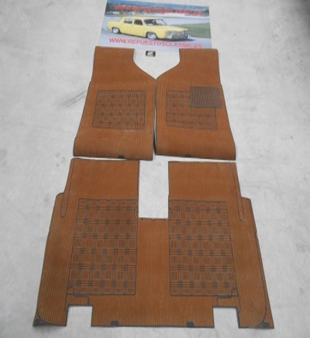 17 ALFOMBRAS TALBOT 150 COLOR ROJO GOMA ANTIGUO STOCK