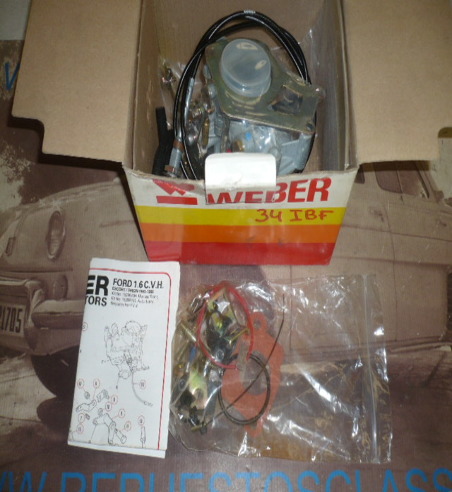 KC-2 KIT CARBURADOR STARTER MANUAL WEBER 34 IBF FORD ESCORT, ORION 1.6 (81-86)