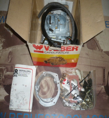 KC-4 KIT CARBURADOR STARTER MANUAL WEBER 32-34 DMTL OPEL ASTRA, KADETT 1.6