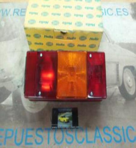 2SE007547011 PH3N2 PILOTO TRASERO CAMION, TRACTOR, REMOLQUE CON LUZ MATRICULA HELLA MEDIDAS 240X100X65
