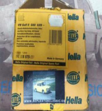 1NL005575051 PH3N2 FARO ANTINIEBLA DELANTERO IZQUIERDO GOLF MKII G60 6/89> HELLA (14172)