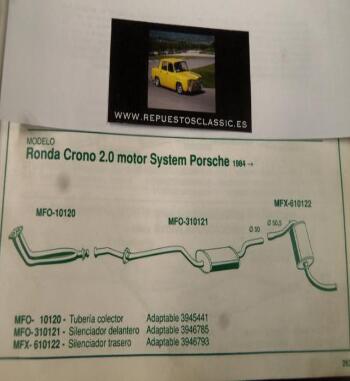 10120 P10 SALIDA COLECTOR SEAT RONDA CRONO MOTOR 2.0 (84>)