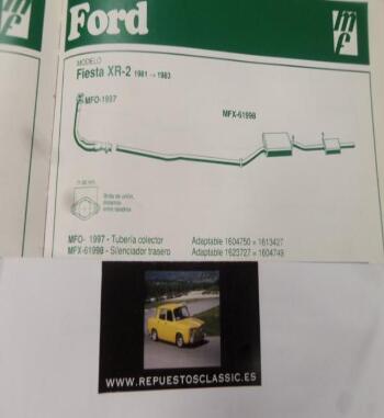 1997 P10 SALIDA COLECTOR FORD FIESTA XR2 (81>83) 1604750