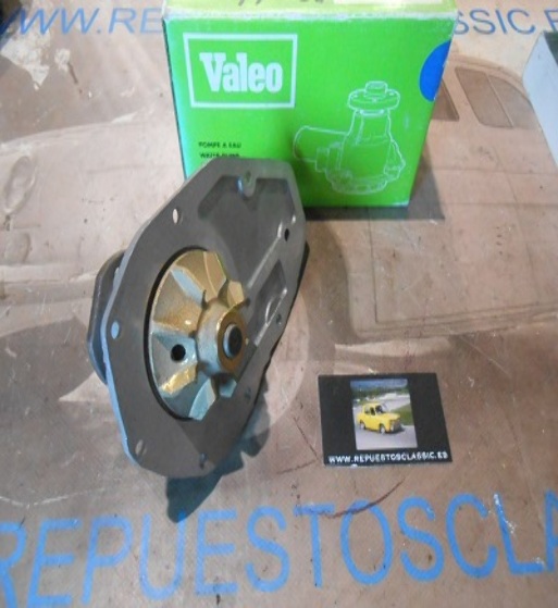 BA011* BOMBA AGUA ALTO CAUDAL RENAULT 12, RENAULT 8, 10, ALPINE A110 SIN CALEFACCION ORIGINAL VALEO 506042