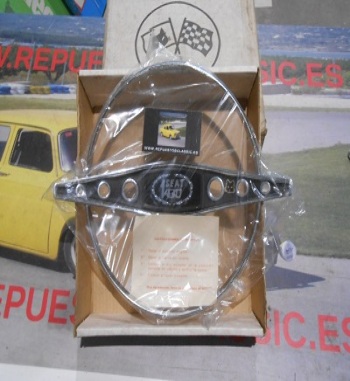 MOS70 ARO PULSADOR VOLANTE EMBELLECEDOR SEAT 124, 1430 ANTIGUO STOCK
