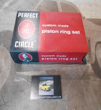 SEG110 JUEGO SEGMENTOS PERFECT CIRCLE 73,02 mm SAVA J4 MOTOR 1500 cc 1,98x1,98x1,98x3,97x3,97 mm