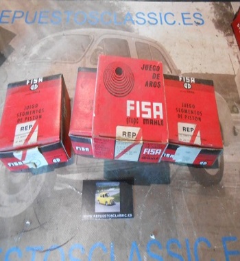 SEG32* JUEGO SEGMENTOS 4 PISTONES 87 mm OM615 MERCEDES 409/933 MOTOR 2197cc 2x2x4 mm MAHLE