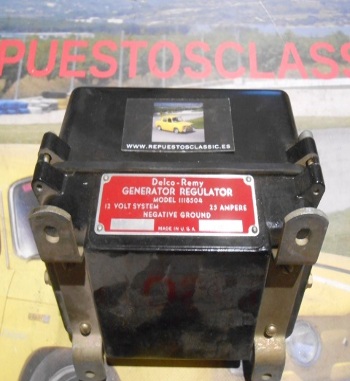 DELCO REMY REGULADOR MODEL 1118504 12V 25A VEHÍCULO MILITAR NUEVO ANTIGUO STOCK