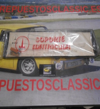 RR130 SOPORTE EMBELLECEDOR MATRÍCULA ANTIGUO STOCK