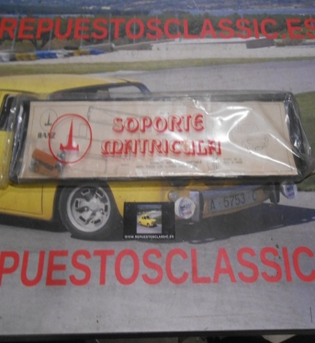 RR130 SOPORTE EMBELLECEDOR MATRÍCULA ANTIGUO STOCK