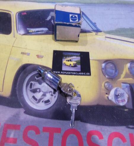 5300 BOMBIN CERRADURA CAPO TRASERO RENAULT 8, 10 ANTIGUO STOCK