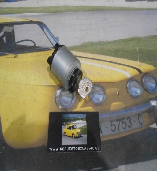 F01 IC8-18 FEMSA LLAVE CONTACTO SALPICADERO SEAT 1400 A, B, SEAT 600