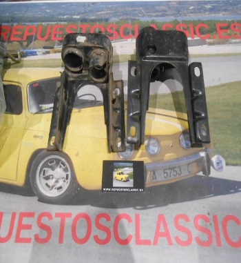 MOS72 SOPORTE CAÑA DE DIRECCION Y CLAUSOR SEAT 124, 1430