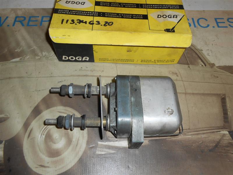 MOTOR LIMPIA DOGA EJE DOBLE 12V 113746320