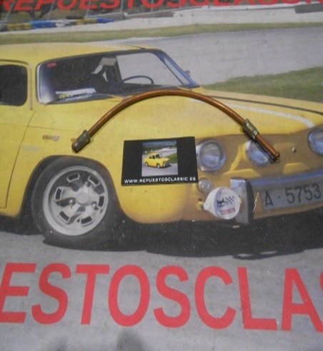 TF10 TUBO FRENO TRASERO DERECHO RENAULT 12 7700507504