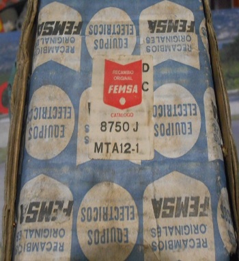 MTA12-1 MOTOR ARRANQUE FEMSA SEAT 600 D, E, L ORIGINAL SEAT BD90800000