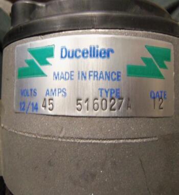 516027A ALTERNADOR DUCELLIER MINI (58-93), FORD ESCORT (68-92), CAPRI ((78-87)