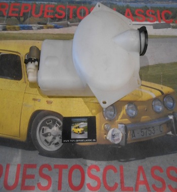 EX48 DEPOSITO LIMPIA PARABRISAS TRASERO LUNETA CON MOTOR RENAULT 14
