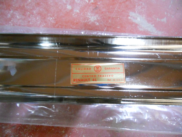 PAR85 CENTRO PARAGOLPES TRASERO RENAULT 4L, RENAULT 4 SUPER , 72cm