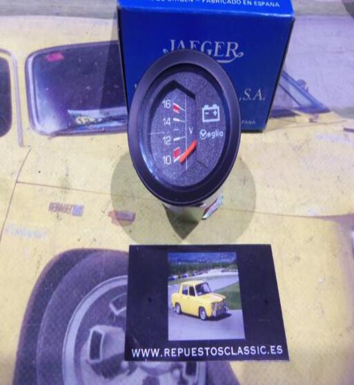 CK607 RELOJ VOLTIMETRO JAEGER VEGLIA  SEAT, RENAULT (52mm)