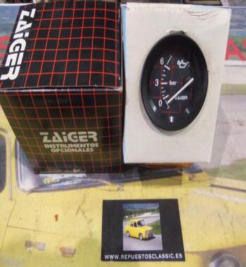 CK610 RELOJ INDICADOR PRESION ACEITE 6KG 52mm ZAIGER 454279