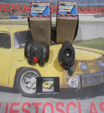 5423 JUEGO BOMBINES DE FRENO 1 1/4" CAMIONES DODGE D300, D400, CHRYSLER, DIAMOND T, STUDEBAKER M, E PISTON ALOJAMIENTO CONICO