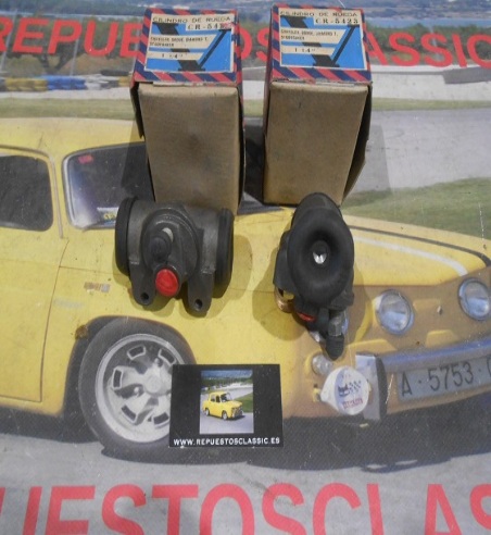 5423 JUEGO BOMBINES DE FRENO 1 1/4" CAMIONES DODGE D300, D400, CHRYSLER, DIAMOND T, STUDEBAKER M, E PISTON ALOJAMIENTO CONICO