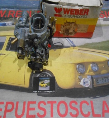 CW-113 CARBURADOR WEBER 32 ICEV 70 ELECTRONICO SEAT MARBELLA INTERCAMBIO