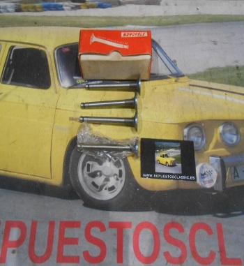 4773 JUEGO VALVULAS ESCAPE SEAT 600 D, E, L 23,5x7x92,25