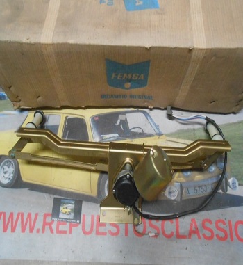 LPH12X-142 MOTOR LIMPIA COMPLETO RENAULT 12 FAMILIAR (76-84) ORIGINAL FEMSA