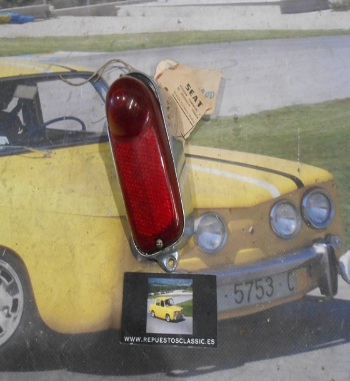 ISE824 PILOTO TRASERO DERECHO SEAT 600 PRIMERA SERIE ORIGINAL SEAT