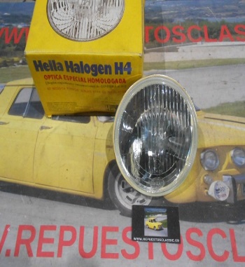 12011 PH4N2 OPTICA FARO CRUCE HELLA H4 SEAT 128, 131, 132 HELLA 1A4907753024